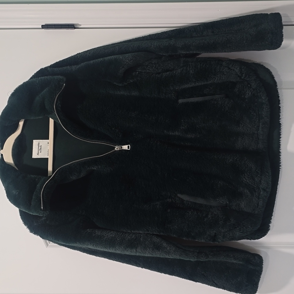 Abercrombie & Fitch Dark Green Soft Pullover